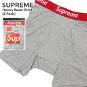 【月間優良ショップ7度受賞】 新品 シュプリーム SUPREME x ヘインズ Hanes 24SS Boxer Briefs (2 Pack) ボクサーパンツ 2枚セット メンズ 2024SS 新作 ストリート スケート スケーター ETI003