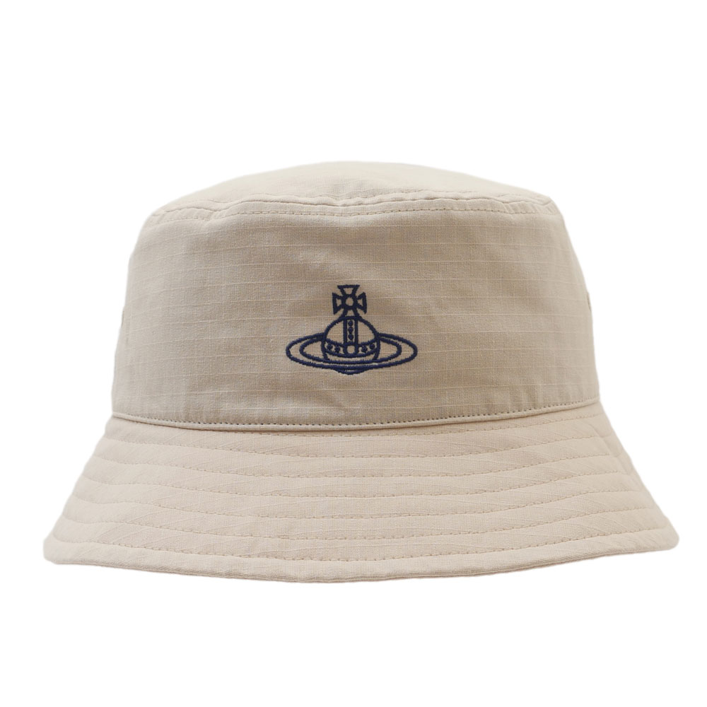 【月間優良ショップ 8度受賞】 新品 ヴィヴィアン・ウエストウッド Vivienne Westwood ロンドン リップストップ バケットハット LONDON BUCKET HAT バケハ 新作 UV加工