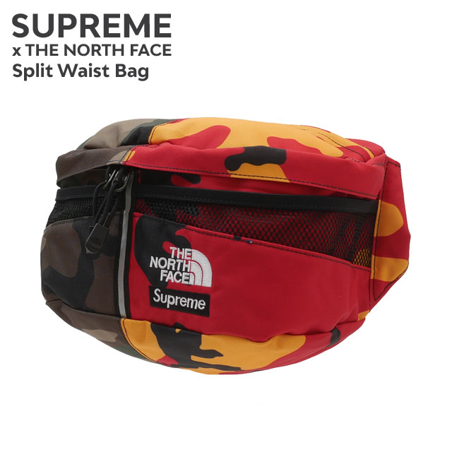 ザ・ノース・フェイス 【月間優良ショップ7度受賞】 新品 シュプリーム SUPREME x ザ ノースフェイス THE NORTH FACE 24SS Split Waist Bag スプリット ウエスト バッグ メンズ 2024SS 新作 BOX LOGO ボックスロゴ