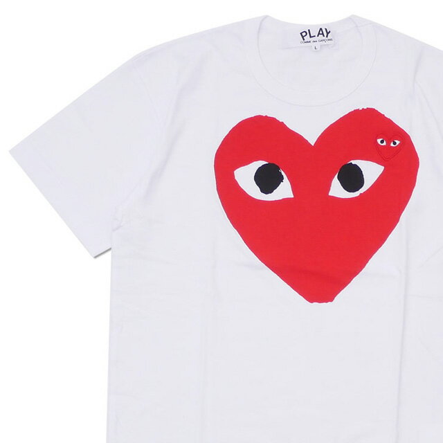 【月間優良ショップ7度受賞】 新品 プレイ コムデギャルソン PLAY COMME des GARCONS RED HEART TEE Tシャツ メンズ レディース ハート ロゴ AX-T026-051