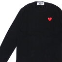 コム デ ギャルソン 【月間優良ショップ7度受賞】 新品 プレイ コムデギャルソン PLAY COMME des GARCONS RED HEART LS TEE 長袖Tシャツ メンズ レディース ハート ロゴ AX-T118-051