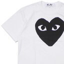 コム デ ギャルソン 【月間優良ショップ7度受賞】 新品 プレイ コムデギャルソン PLAY COMME des GARCONS BLACK HEART TEE Tシャツ メンズ レディース ハート ロゴ AX-T070-051