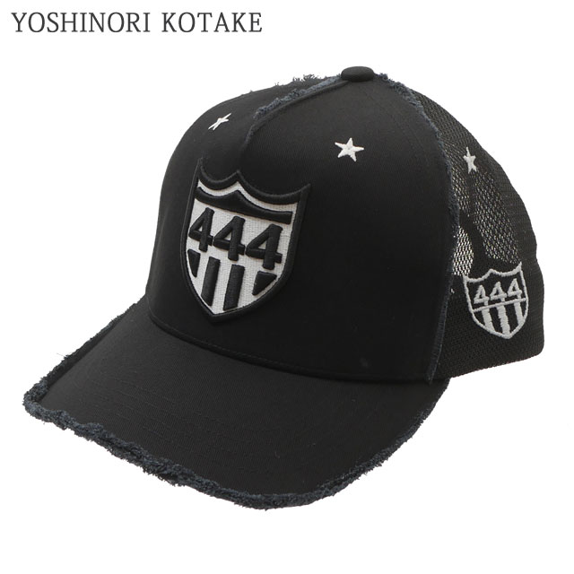 【月間優良ショップ7度受賞】 新品 ヨシノリコタケ YOSHINORI KOTAKE 444LOGO MESH CAP メッシュ キャップ メンズ レディース 新作 エンブレム ゴルフキャップ スポーツ ETS051