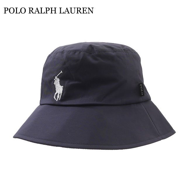 【月間優良ショップ 8度受賞】 新品 ポロ ラルフローレン POLO RALPH LAUREN レインハット ポロポニー バケットハット 遮光ハット メンズ レディース 23-119-13292-02 ETF089