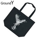 【月間優良ショップ 8度受賞】 新品 グラウンドワイ Ground Y Cotton Canvas Y Tote Bag トートバッグ メンズ レディース Yohji Yamamoto ヨウジヤマモト(4)
