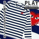 【月間優良ショップ 8度受賞】 新品 プレイ コムデギャルソン PLAY COMME des GARCONS RHINESTONE BORDER LS TEE ...