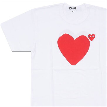 プレイ コムデギャルソン PLAY COMME des GARCONS RED HEART TEE Tシャツ WHITE 200007096040 【新品】