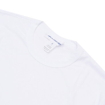 COMME des GARCONS SHIRT(コムデギャルソン シャツ) Hem Logo Print L/S Tee (長袖Tシャツ) WHITE 202-000896-040x【新品】