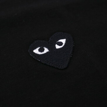 【2021年3月度 月間優良ショップ受賞】 プレイ コムデギャルソン PLAY COMME des GARCONS MEN'S BLACK HEART WAPPEN TEE Tシャツ BLACK 200007743031 【新品】 39ショップ