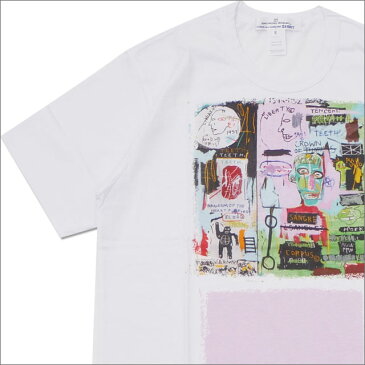 COMME des GARCONS SHIRT(コムデギャルソン シャツ) BASQUIAT TEE (Tシャツ) WHITExPINK 200-007897-040x【新品】