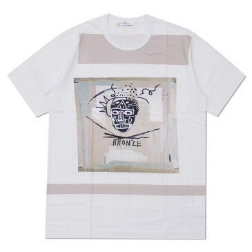 COMME des GARCONS SHIRT(コムデギャルソン シャツ) BASQUIAT TEE (Tシャツ) WHITExBEIGE 200-007896-050x【新品】