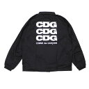 【月間優良ショップ7度受賞】 CDG シーディージー COACH JACKET コーチジャケット BLACK 225000377051 【新品】 コムデギャルソン COMME des GARCONS ETN121