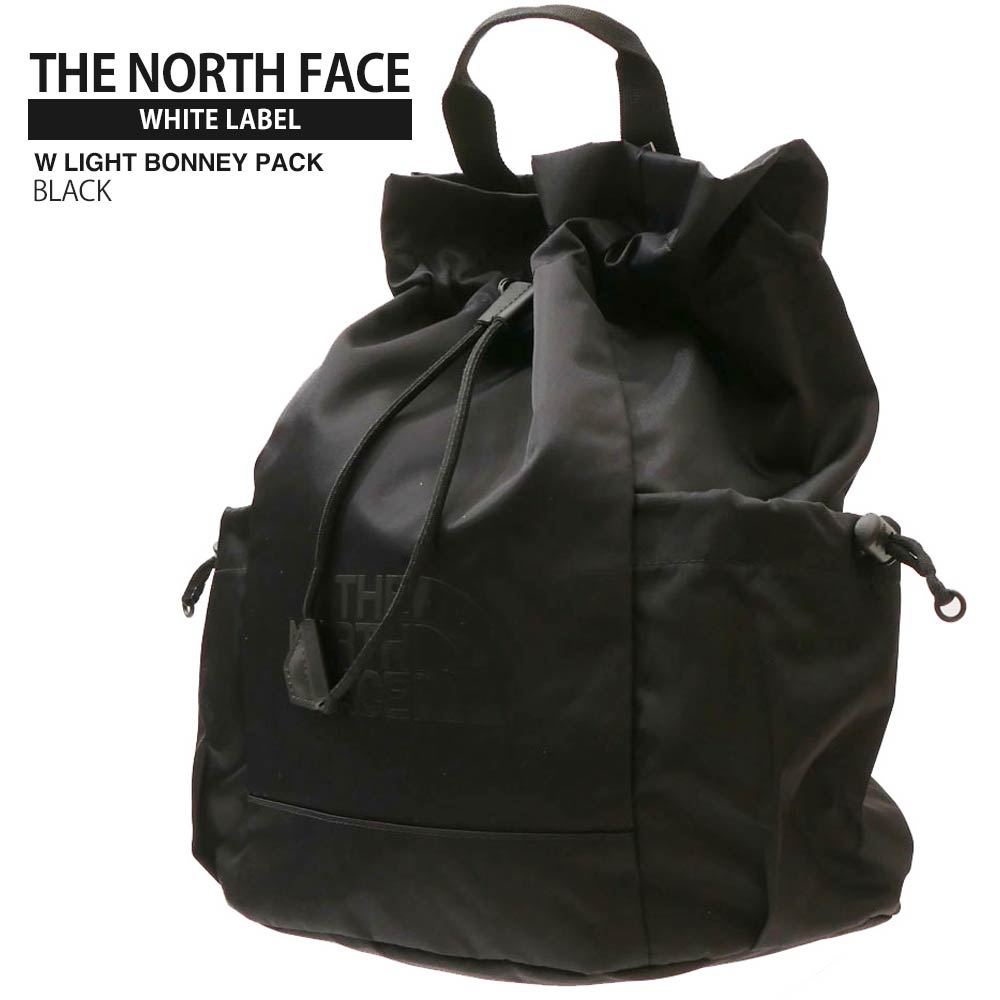 【25年12月度月間優良ショップ受賞記念に価格見直しました】 新品 ザ・ノースフェイス ホワイトレーベル THE NORTH FACE WHITE LABEL NN2PN62 W LIGHT BONNEY PACK バケットバッグ BLACK ブラック レディース 新作
