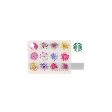 STARBUCKS スターバックス x Fragment Design フラグメントデザイン ミニ スターバックス カード フラワー WHITE 290003090010 【新品】