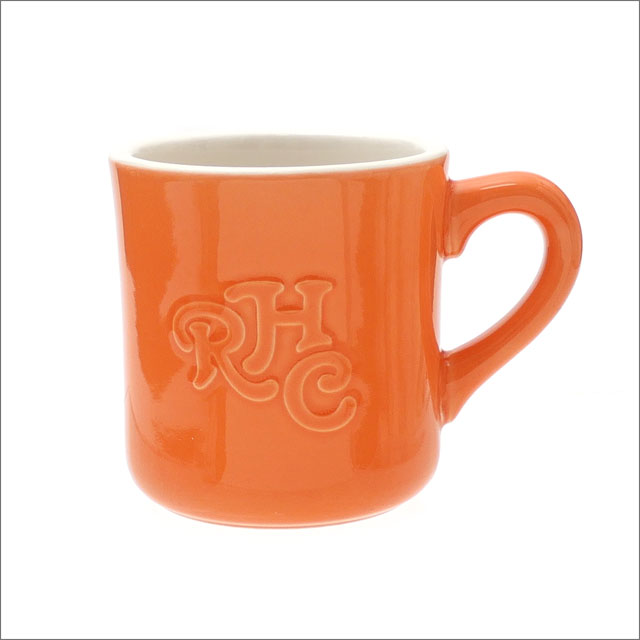 【月間優良ショップ7度受賞】 ロンハーマン RHC Ron Herman Emboss Logo Mug マグカップ ORANGE 290004686018 【新品】