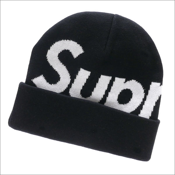 SUPREME(シュプリーム) Big Logo Beanie (ビーニー)(ニットキャップ) BLACK 253