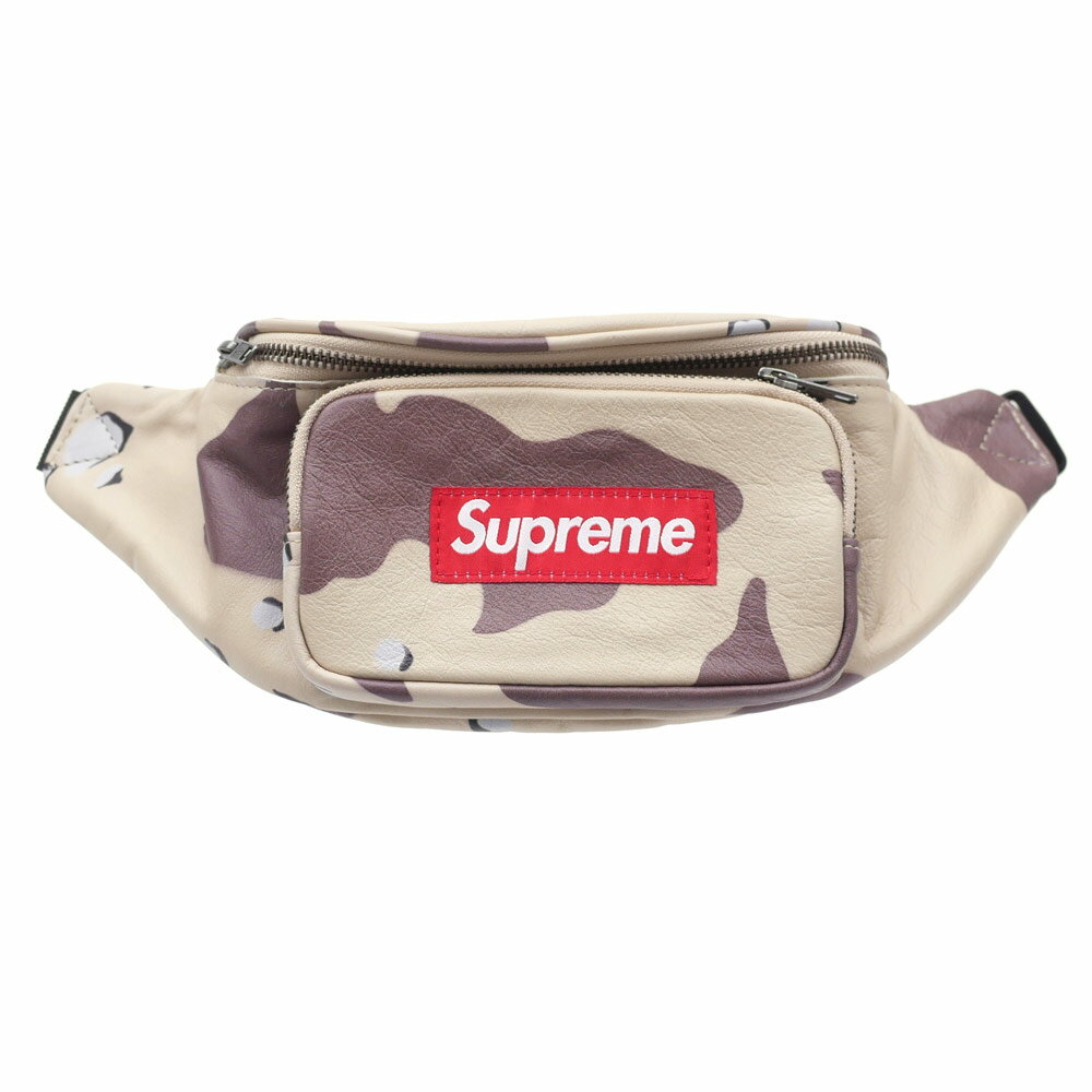 【楽天市場】SUPREME(シュプリーム) Leather Waist Bag (ウエストバッグ) DESERT CAMO 275-000156-016+【新品】：Cliff Edge