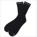 【月間優良ショップ7度受賞】 シュプリーム SUPREME Hanes Crew Socks 1足 単品 バラ売り BLACK 290003826911 【新品】 ETI003