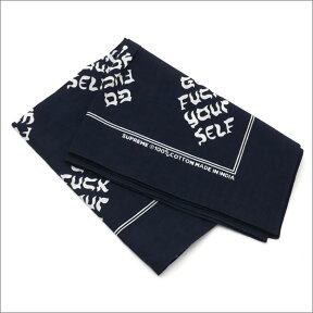 【月間優良ショップ7度受賞】 シュプリーム SUPREME Go Fuck Yourself Bandana バンダナ BLACK 280000116011 【新品】