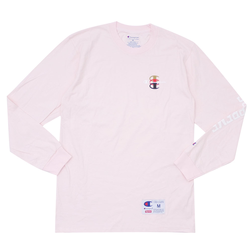 long sleeve pink champion shirt