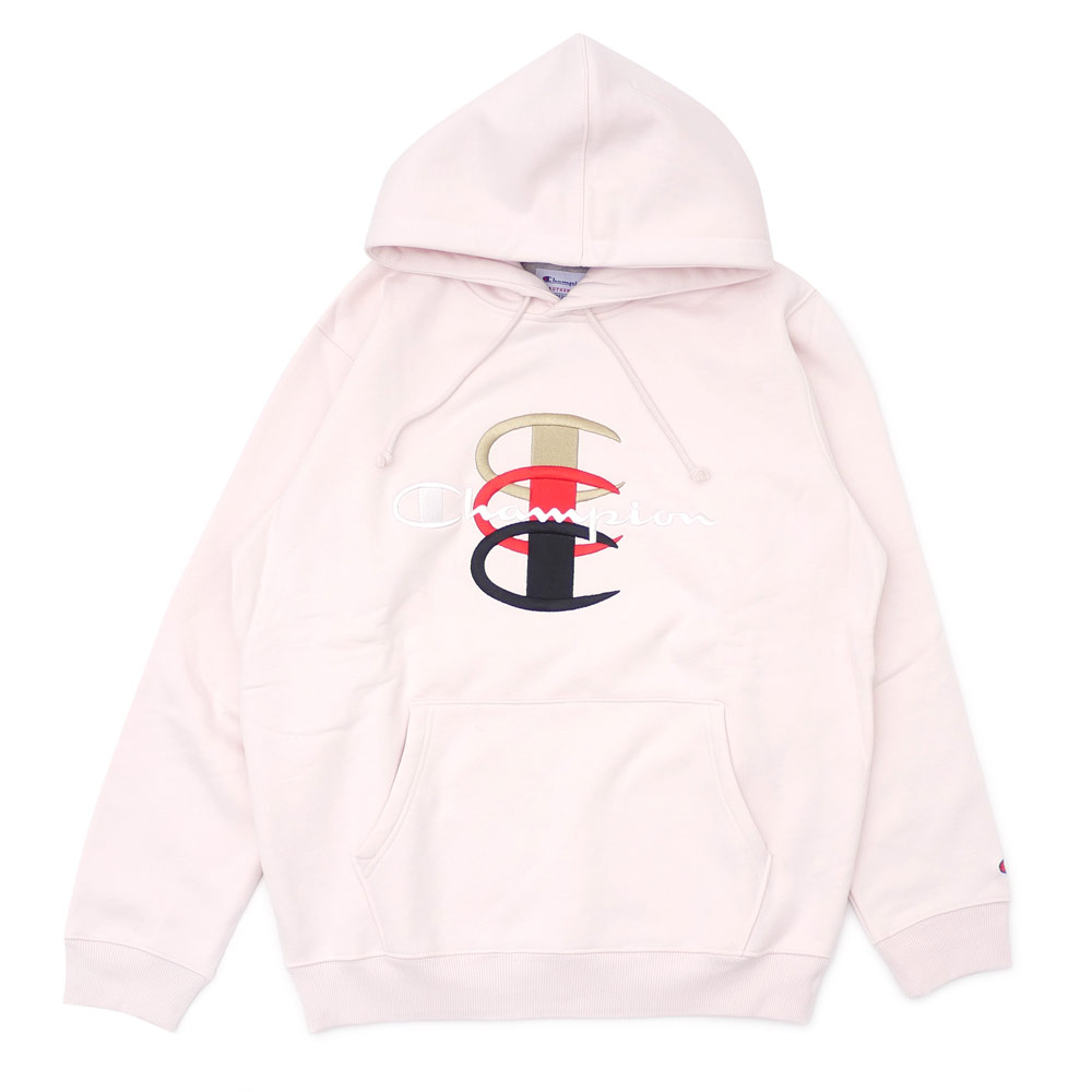 supreme champion hoodie pink