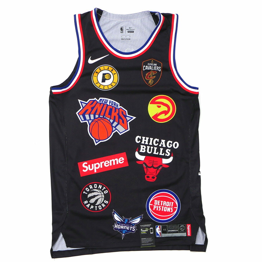 supreme nba jersey black