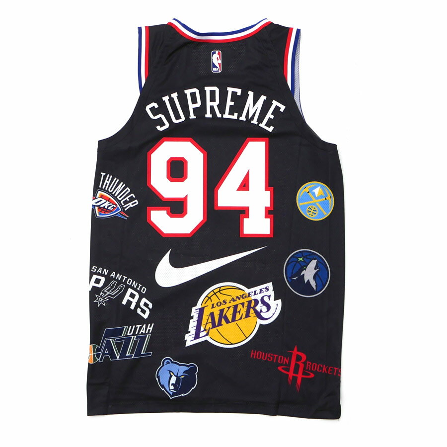 【2021年3月度 月間優良ショップ受賞】 ナイキ NIKE x シュプリーム SUPREME NBA Teams Authentic Jersey タンクトップ BLACK 205000150131 【新品】