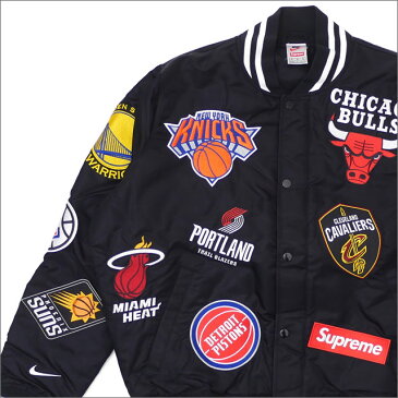 ナイキ NIKE x シュプリーム SUPREME NBA Teams WarmUp Jacket ジャケット BLACK 225000352131 【新品】