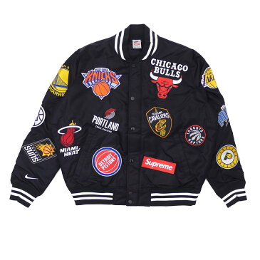 ナイキ NIKE x シュプリーム SUPREME NBA Teams WarmUp Jacket ジャケット BLACK 225000352131 【新品】