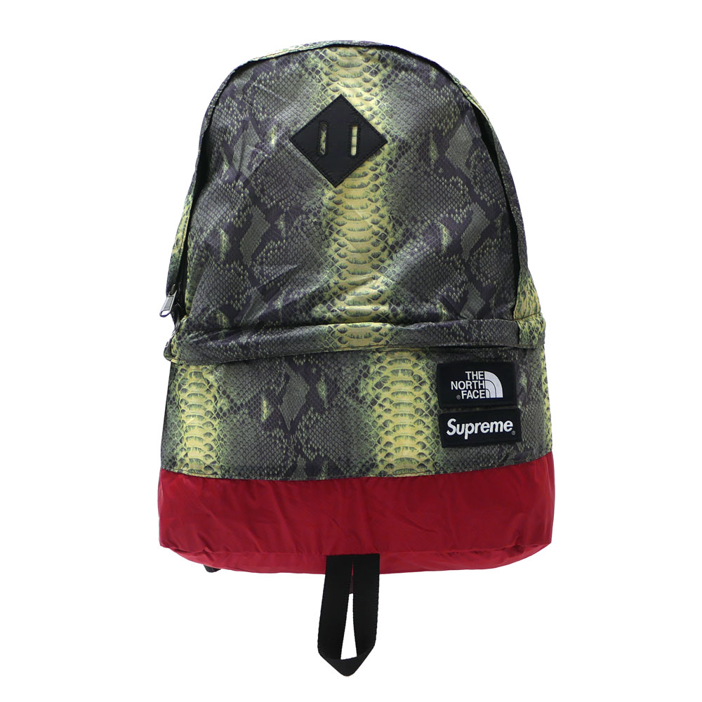 【2021年3月度 月間優良ショップ受賞】 シュプリーム SUPREME x THE NORTH FACE ザ・ノースフェイス Snakeskin Lightweight Day Pack デイパック GREEN 276000290115 【新品】 39ショップ