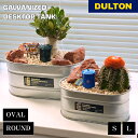 【6/27 1:59までMAX20%OFFクーポン】DULTON "BOTANY" デスクトップタンク ダルトン ラウンド オーバル S L 鉢カバー スチール 収納 ポットカバー 小物収納 シンプル おしゃれ アメリカン レトロ ギフト プレゼント 贈り物