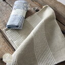 【5/5日 限定10%OFFクーポン】ディッシュクロスワッフルストライプ キッチン ファブリック カフェ ディッシュクロス ふきん クロス ストライプ ワッフル...