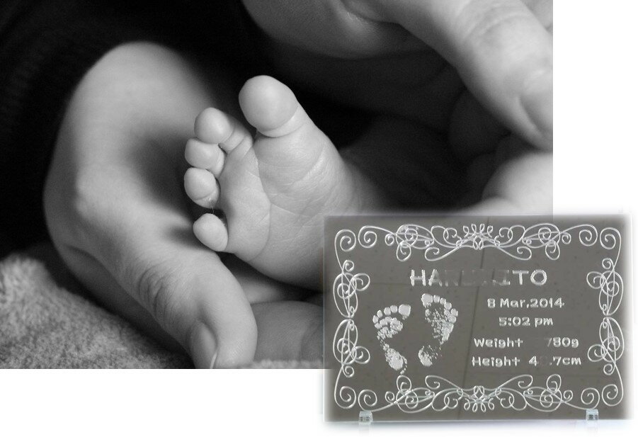 メッセージプレート ミラーガラスプレート