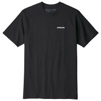 パタゴニアP-6LogoResponsibili-TeeTシャツ(Black)