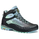 アゾロ エルド ミッド GV ML ハイキング ブーツ レディース ( Brook Green / Blue Fog ) | ASOLO Eldo Mid GV...