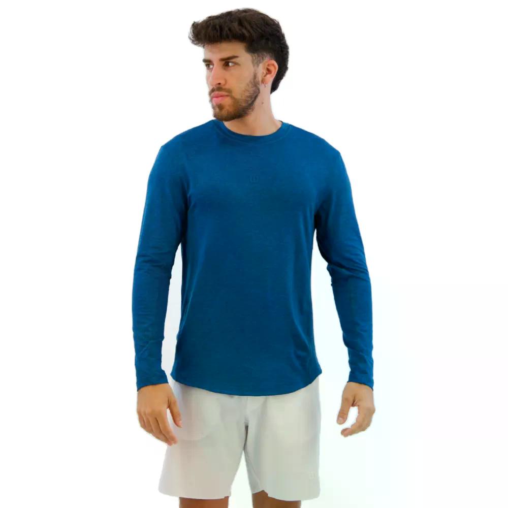 樂天商城 - WILSON Everyday Performance 長袖Tシャツ （ Teal ） [t]