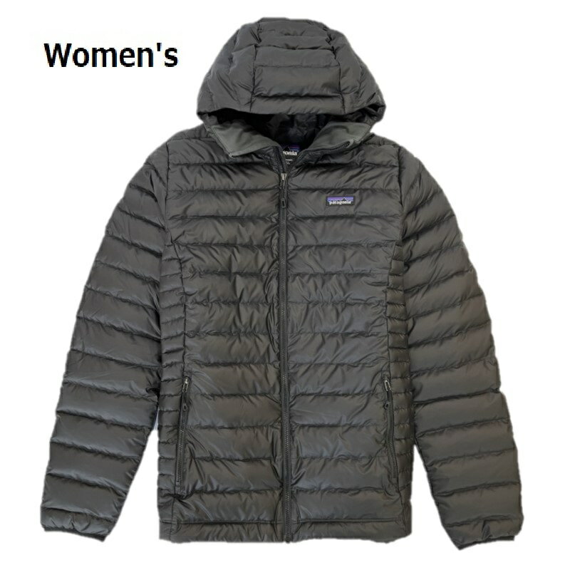 【 在庫処分 】【 即納 】 パタゴニア ウィメンズ ダウン セーター フーディー ( Black ) | PATAGONIA Women's Down Sweater Hoody