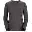 ƥꥯ ƥ 롼 󥰥꡼ ǥ ( Black Heather ) | ARC'TERYX Women's Taema Crew L/S