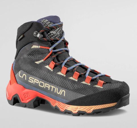 スポルティバ エクイリビウム ハイク GTX ウーマン Carbon / Cherry Tomato | LA SPORTIVA Women s Aequilibrium Hike GTX