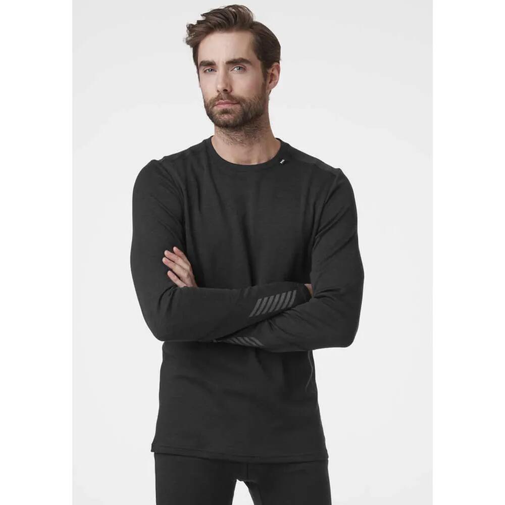 ヘリーハンセン リファ メリノ ミッドウェイト クルー ロングスリーブ ベースレイヤー | HELLY HANSEN L（3枚目）