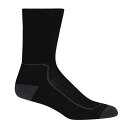 アイスブレーカー ハイク+ ミディアム クルー メリノ ソックス レディース ( Black / Monsoon / Mink ) | ICEBREAKER H...