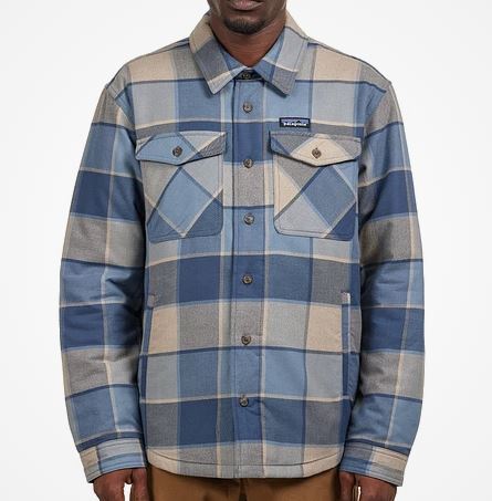 Patagonia インサレーテッドフィヨルドフランネルリバーシブルL