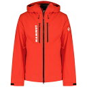 マムート フリーフライト ハードシェル サーモ フーデッド ジャケット メンズ ( Mammut Red ) | MAMMUT Freeflight Hs Th...