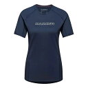 マムート セルン ファーストレイヤー ロゴ ショートスリーブ Tシャツ レディース ( Marine ) | MAMMUT Selun FL Logo shor...