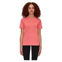 マムート セルン ファーストレイヤー ロゴ ショートスリーブ Tシャツ レディース ( Salmon ) | MAMMUT Selun FL Logo shor...