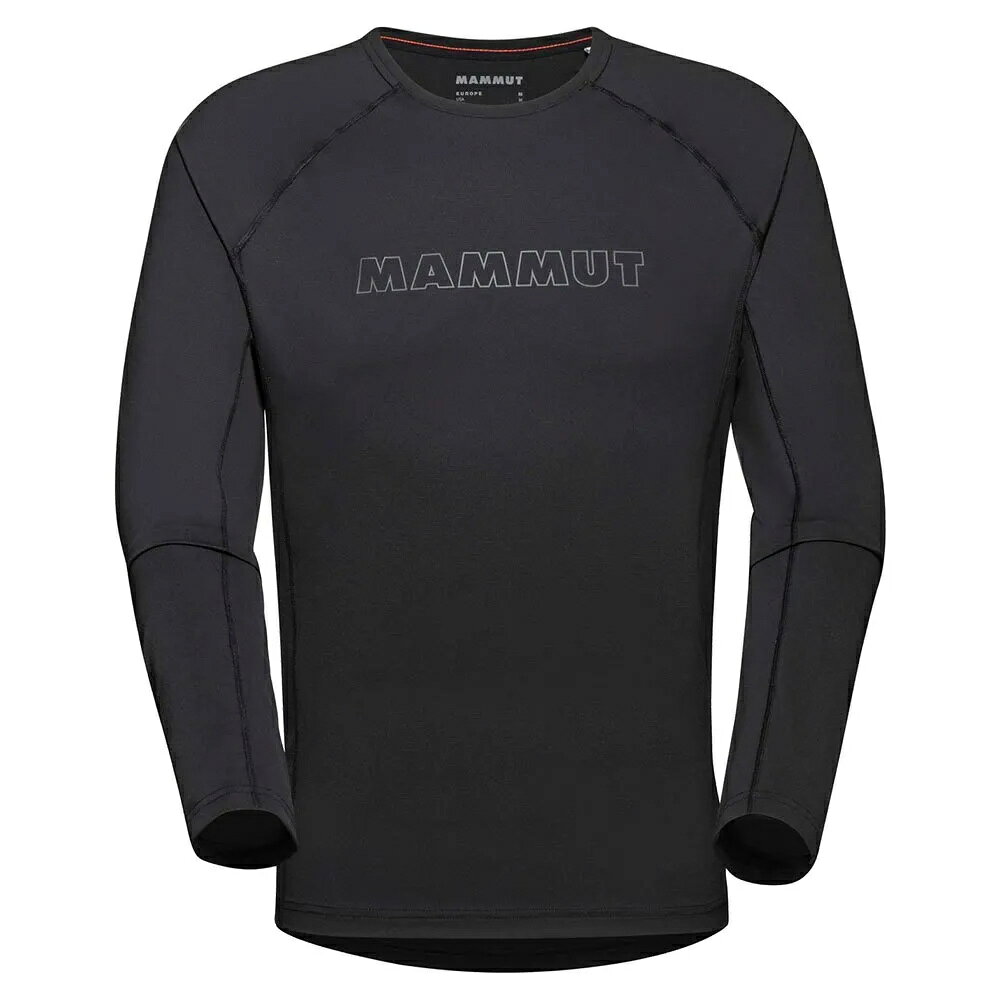 マムート セルン ファーストレイヤー サン ロゴ ロングスリーブ Tシャツ メンズ （ Black ） | MAMMUT Selun Fl Sun Logo long sleeve T-shirt [t]