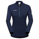 マムート エナジー ハーフジップ ハーフジップ フリース レディース ( Marine / Black ) | MAMMUT Aenergy Half Zip ...