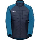 マムート インノミナータ ハイブリッド フルジップ フリース メンズ ( Deep Ice / Marine ) | MAMMUT Innominata Hyb...