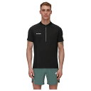 マムート エナジー FL ジップ ショートスリーブ ティーシャツ メンズ ( Black ) | MAMMUT Aenergy FL Zip short sle...