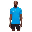 マムート エナジー FL ジップ ショートスリーブ ティーシャツ メンズ ( Glacier Blue ) | MAMMUT Aenergy FL Zip sh...
